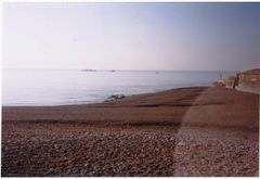 Barges carrying 'Janice' waiting for high tide to unload.